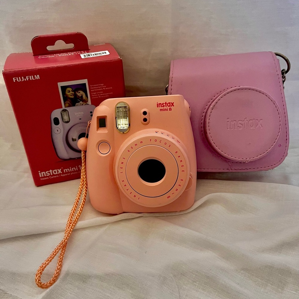 Pink Instax Polaroid Camera!!